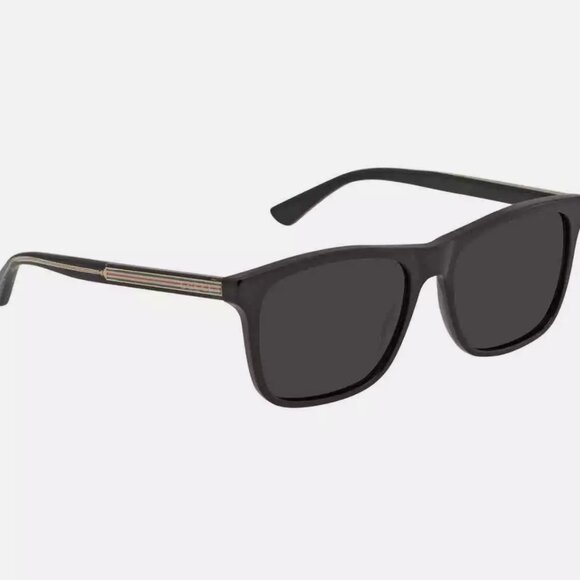NEW Gucci Polarized Grey Square Men's Sunglasses - Picture 1 of 4
